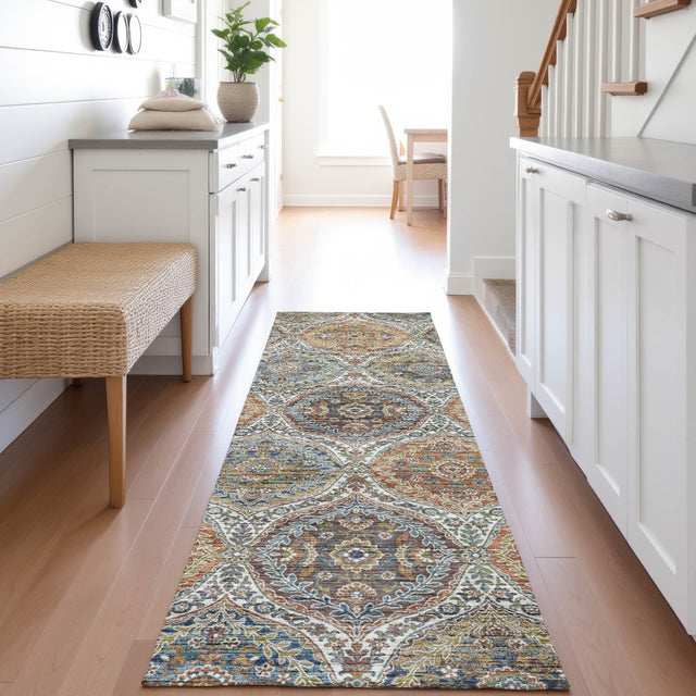 Dalyn Silk Road SR12 Multi Rug shown in a room