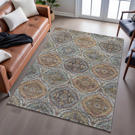Dalyn Silk Road SR12 Multi Rug shown in a room