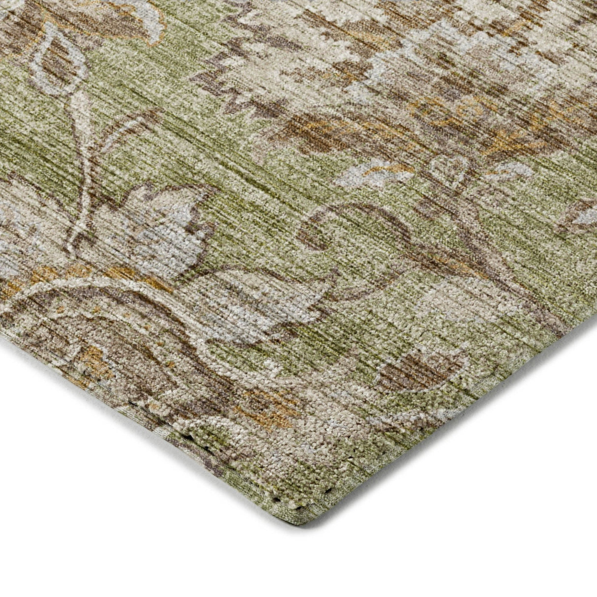 Dalyn Silk Road SR2 Aloe Rug corner detail