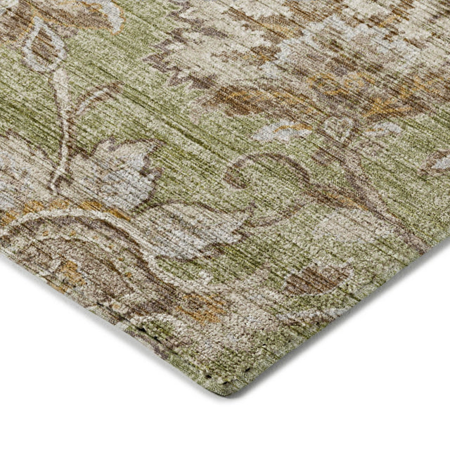 Dalyn Silk Road SR2 Aloe Rug corner detail