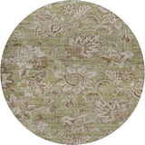 Dalyn Silk Road SR2 Aloe Rug round rug