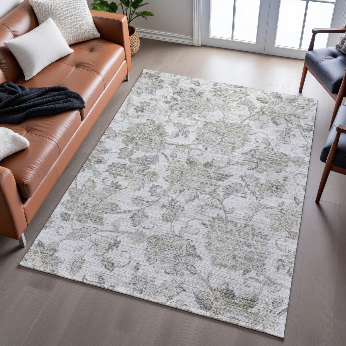 Dalyn Silk Road SR2 Linen Rug shown in a room