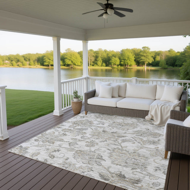 Dalyn Silk Road SR2 Linen Rug outdoor lifestyle image