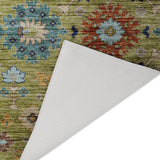 Dalyn Silk Road SR3 Aloe Rug backing detail