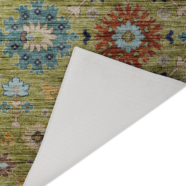 Dalyn Silk Road SR3 Aloe Rug backing detail