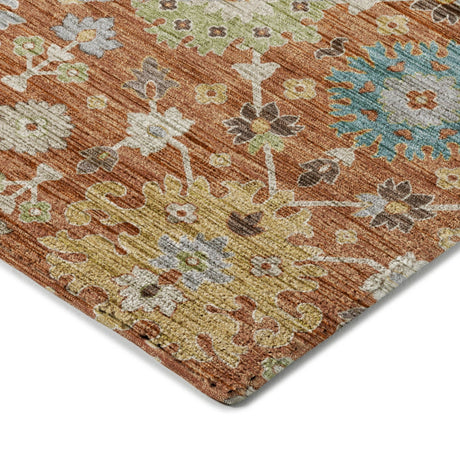 Dalyn Silk Road SR3 Cayenne Rug corner detail