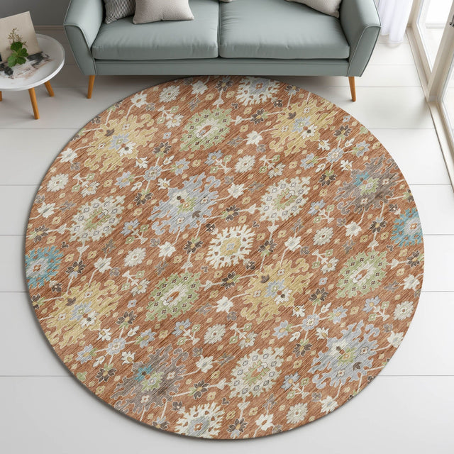 Dalyn Silk Road SR3 Cayenne Rug shown in a room