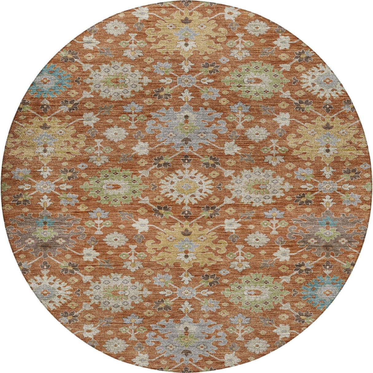 Dalyn Silk Road SR3 Cayenne Rug round rug