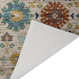 Dalyn Silk Road SR3 Ivory Rug backing detail