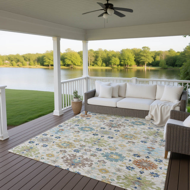 Dalyn Silk Road SR3 Ivory Rug outdoor lifestyle image