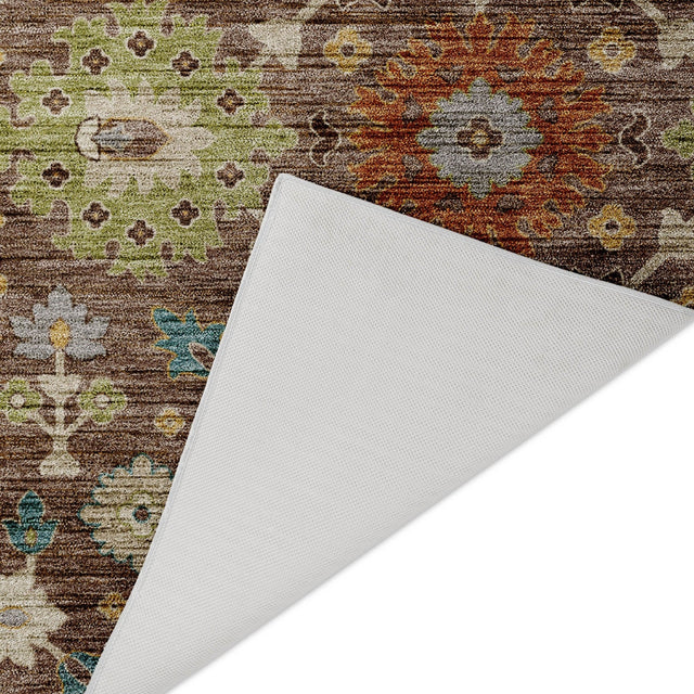 Dalyn Silk Road SR3 Mocha Rug backing detail