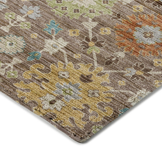Dalyn Silk Road SR3 Mocha Rug corner detail