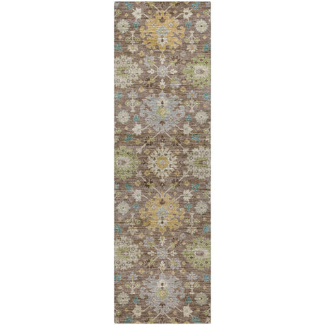 Dalyn Silk Road SR3 Mocha Rug runner rug