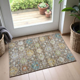 Dalyn Silk Road SR3 Mocha Rug shown in a room
