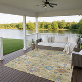 Dalyn Silk Road SR3 Turmeric Rug outdoor lifestyle image
