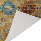 Dalyn Silk Road SR3 Turmeric Rug backing detail