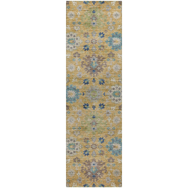 Dalyn Silk Road SR3 Turmeric Rug runner rug