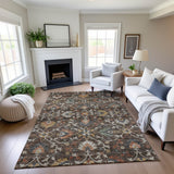Dalyn Silk Road SR4 Chocolate Rug shown in a room