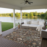 Dalyn Silk Road SR4 Chocolate Rug outdoor lifestyle image