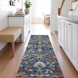 Dalyn Silk Road SR4 Navy Rug shown in a room