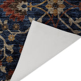 Dalyn Silk Road SR4 Navy Rug backing detail
