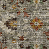 Dalyn Silk Road SR4 Pewter Rug color swatch