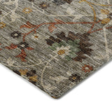 Dalyn Silk Road SR4 Pewter Rug corner detail