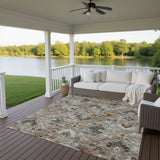 Dalyn Silk Road SR4 Pewter Rug outdoor lifestyle image