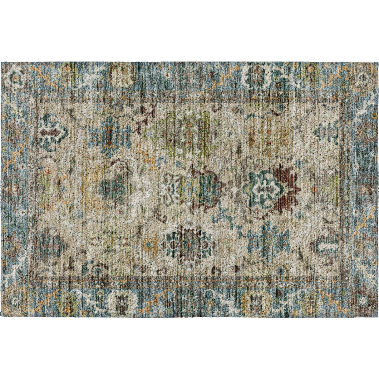 Dalyn Silk Road SR5 Aqua Rug rectangular rug