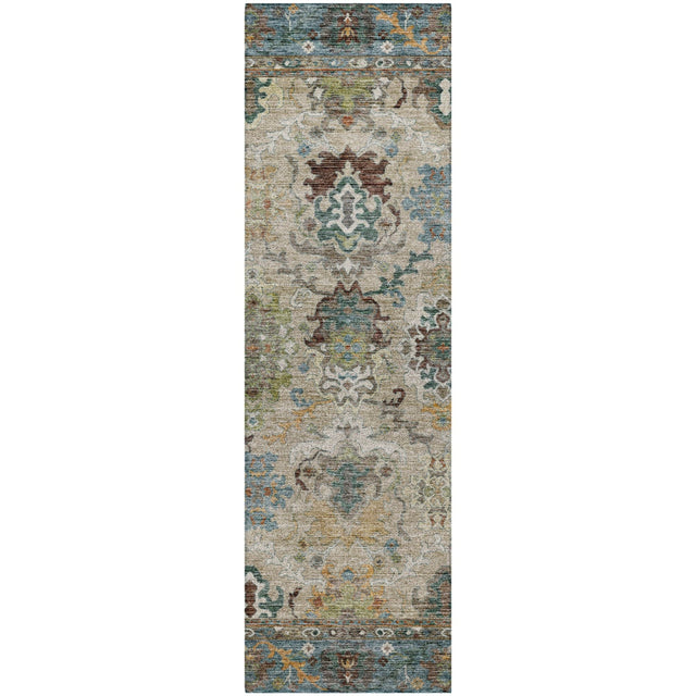 Dalyn Silk Road SR5 Aqua Rug runner rug