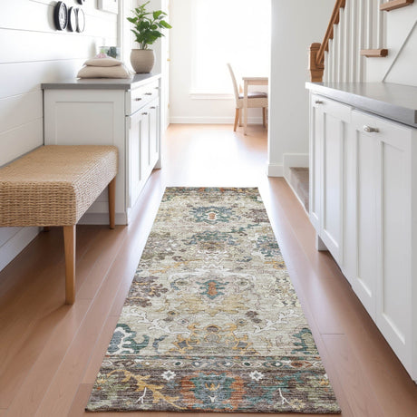 Dalyn Silk Road SR5 Chocolate Rug shown in a room