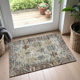 Dalyn Silk Road SR5 Chocolate Rug shown in a room