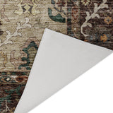Dalyn Silk Road SR5 Chocolate Rug backing detail