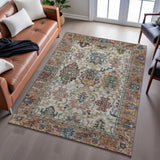 Dalyn Silk Road SR5 Copper Rug shown in a room