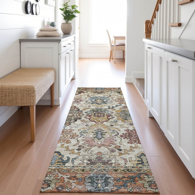 Dalyn Silk Road SR5 Copper Rug shown in a room