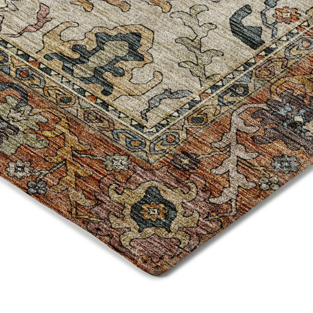 Dalyn Silk Road SR5 Copper Rug corner detail