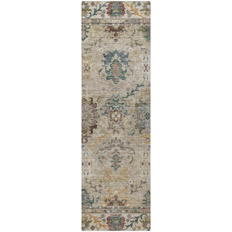 Dalyn Silk Road SR5 Putty Rug runner rug
