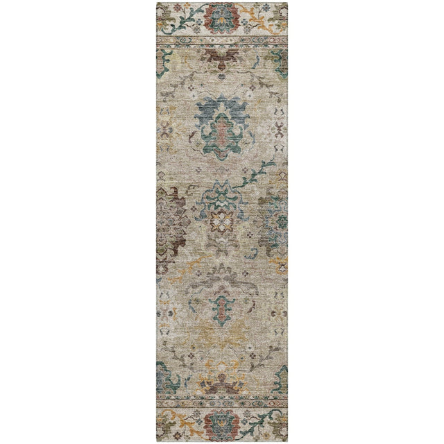 Dalyn Silk Road SR5 Putty Rug runner rug