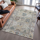 Dalyn Silk Road SR5 Putty Rug shown in a room