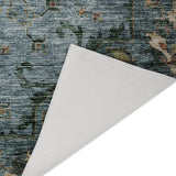 Dalyn Silk Road SR6 Aqua Rug backing detail