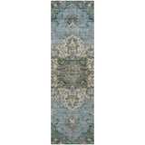 Dalyn Silk Road SR6 Aqua Rug runner rug