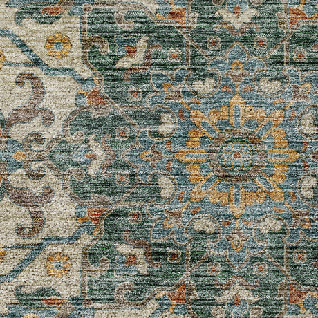 Dalyn Silk Road SR6 Aqua Rug color swatch