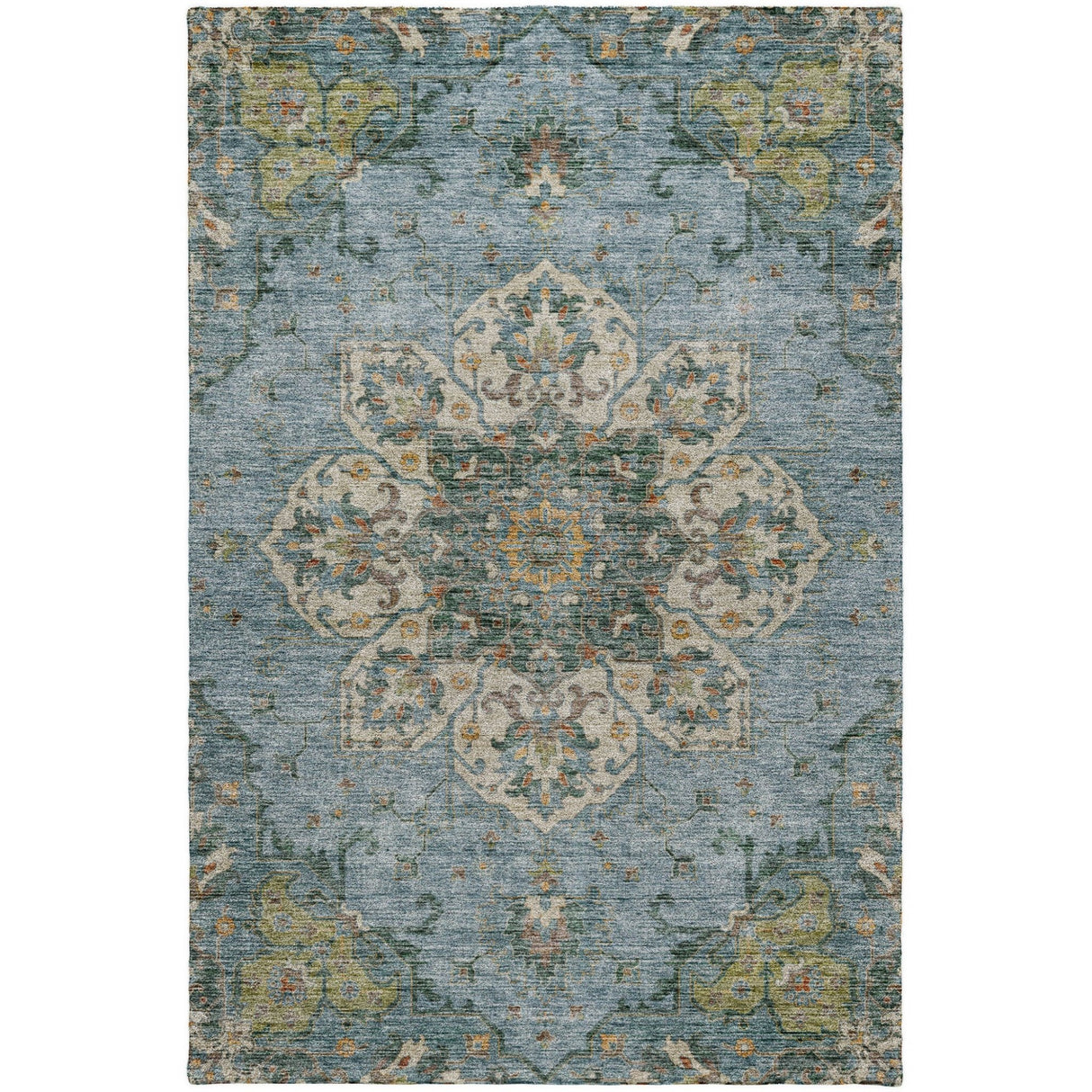 Dalyn Silk Road SR6 Aqua Rug main image