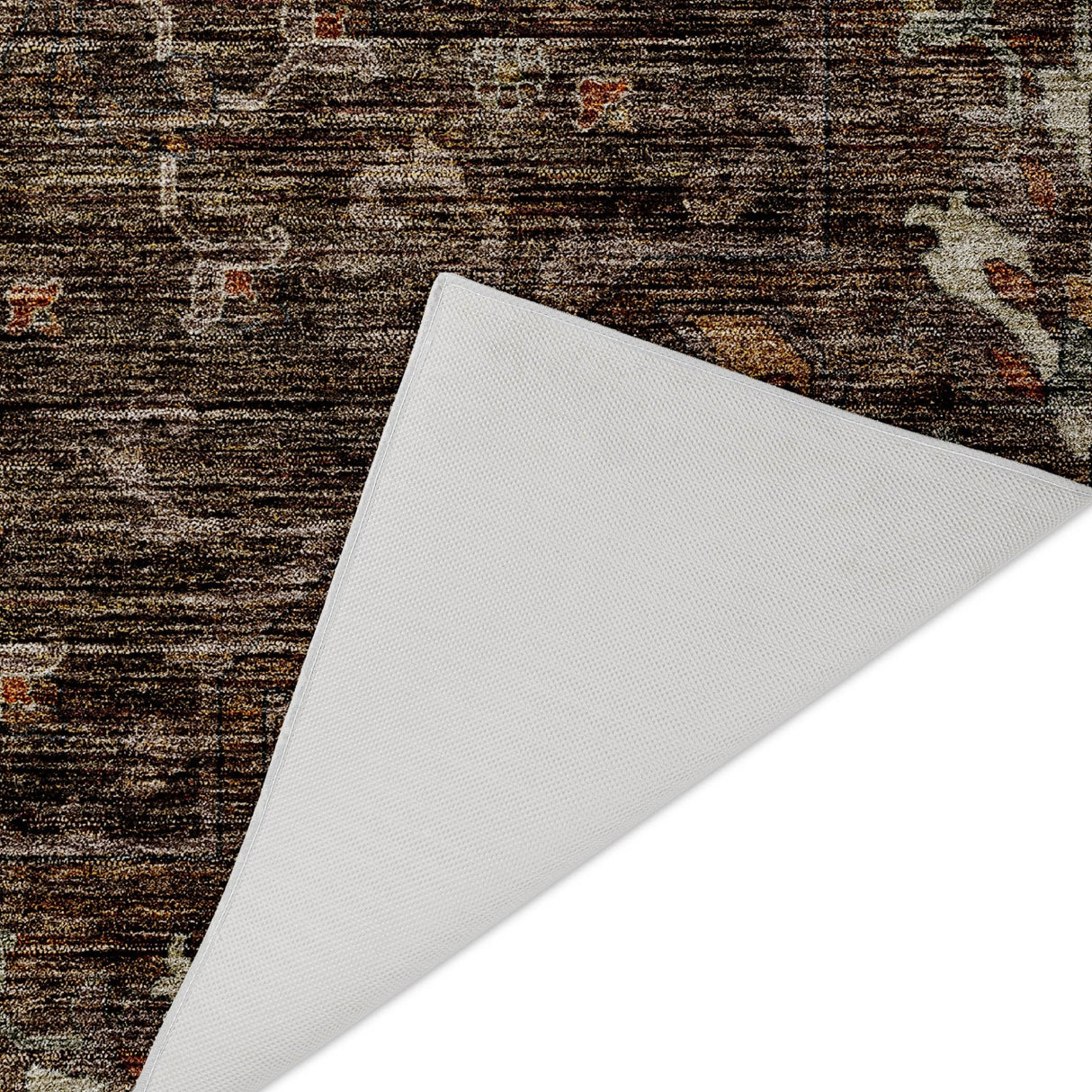 Dalyn Silk Road SR6 Chocolate Rug backing detail