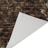 Dalyn Silk Road SR6 Chocolate Rug backing detail