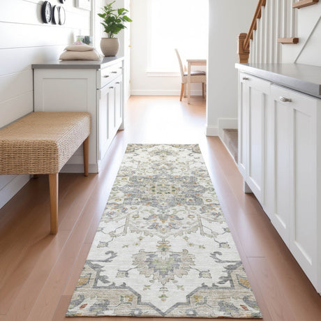 Dalyn Silk Road SR6 Ivory Rug shown in a room
