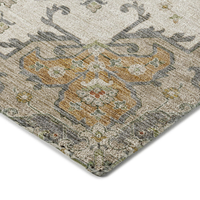 Dalyn Silk Road SR6 Ivory Rug corner detail