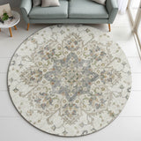 Dalyn Silk Road SR6 Ivory Rug shown in a room
