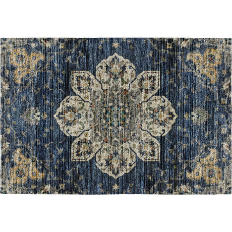 Dalyn Silk Road SR6 Navy Rug rectangular rug