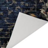 Dalyn Silk Road SR6 Navy Rug backing detail